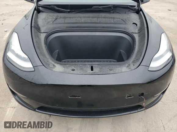 2022 Tesla Model Y Long Range with VIN 7SAYGAEE1NF381491, listed as a Copart auction lot 52694185 with 33,412 mi miles and Salvage Title. Bid and sale history available at DreamBid. Image 11.