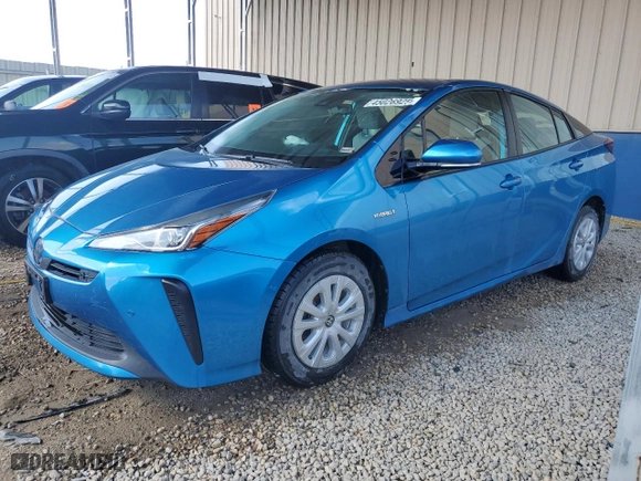 2020 Toyota Prius L Eco with VIN JTDKARFU7L3108218, listed as a Copart auction lot 45026925 with 90,704 mi miles and Salvage Title. Bid and sale history available at carsss.com. Image 1.