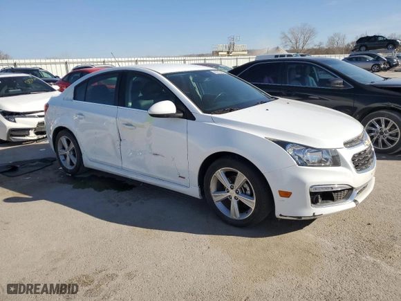 2015 Chevrolet Cruze LT with VIN 1G1PE5SB6F7284268, listed as a Copart auction lot 49210435 with 105,980 mi miles and Salvage Title. Bid and sale history available at carsss.com. Image 4.