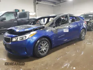 2017 Kia Forte LX with VIN 3KPFK4A7XHE103064, listed as a Copart auction lot 45866225 with 0 mi miles and Non Repairable. Bid and sale history available at carsss.com. Image 1.