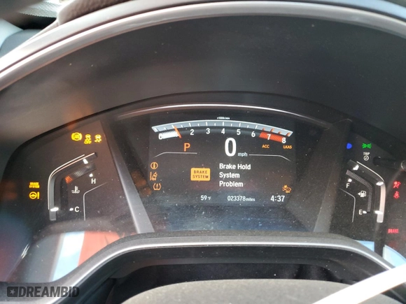 2020 Honda CR-V EX-L with VIN 2HKRW2H80LH696359, listed as a Copart auction lot 76137904 with 23,378 mi miles and Salvage Title. Bid and sale history available at carsss.com. Image 9.