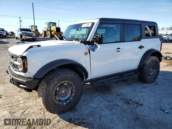 2024 Ford Bronco Outer Banks with VIN 1FMDE8BH5RLB09775, listed as a Copart auction lot 81419964 with 633 mi miles and Salvage Title. Bid and sale history available at DreamBid. Image 1.