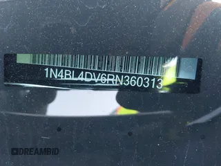 2024 Nissan Altima SV z VIN 1N4BL4DV6RN360313, wystawiony jako IAAI lot #42380837 z przebiegiem 44 189 mil mil oraz . Historia ofert i sprzedaży dostępna na DreamBid. Obrazek 9.