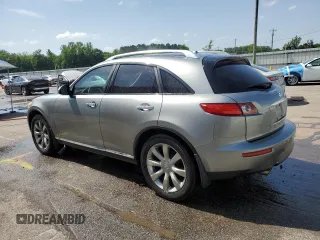 2008 Infiniti FX z VIN JNRAS08U08X102116, wystawiony jako Copart lot #56519735 z przebiegiem 217 516 mil mil oraz Szkoda całkowita • Salvage title. Historia ofert i sprzedaży dostępna na DreamBid. Obrazek 2.