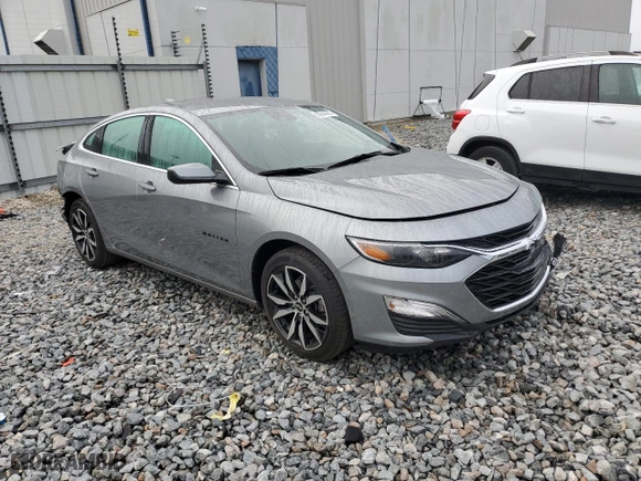 2024 Chevrolet Malibu RS with VIN 1G1ZG5ST5RF192980, listed as a Copart auction lot 50944985 with 13,962 mi miles and Salvage Title. Bid and sale history available at carsss.com. Image 4.