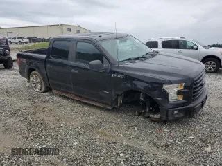 2017 Ford F-150 XL with VIN 1FTEW1EP7HKE32407, listed as a Copart auction lot 57762285 with 83,361 mi miles and Salvage title. Bid and sale history available at DreamBid. Image 4.