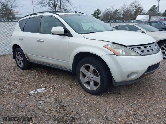 2004 Nissan Murano SL with VIN JN8AZ08T04W225874, listed as a IAAI auction lot 41585756 with 214,853 mi miles. Bid and sale history available at carsss.com. Image 1.