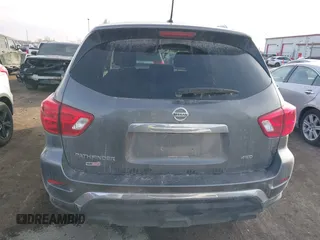 2018 Nissan Pathfinder SL with VIN 5N1DR2MM7JC626401, listed as a IAAI auction lot 40964722 with 89,557 mi miles and . Bid and sale history available at DreamBid. Image 16.