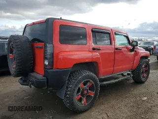 2006 Hummer H3 z VIN 5GTDN136968109763, wystawiony jako Copart lot #51908495 z przebiegiem 178 810 mil mil oraz Szkoda całkowita • Salvage title. Historia ofert i sprzedaży dostępna na DreamBid. Obrazek 3.