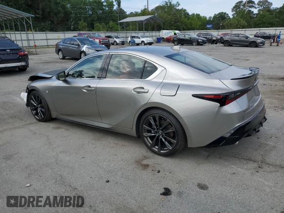 2023 Lexus IS 350 F Sport z VIN JTHGZ1B22P5067686, wystawiony jako Copart lot #56001405 z przebiegiem Nie podano mil oraz Szkoda całkowita • Salvage title. Historia ofert i sprzedaży dostępna na DreamBid. Obrazek 2.