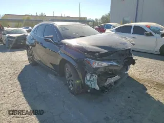 2022 Lexus UX 250h F Sport with VIN JTHE9JBH8N2055567, listed as a Copart auction lot 80708554 with 34,161 mi miles and Salvage Title. Bid and sale history available at DreamBid. Image 11.