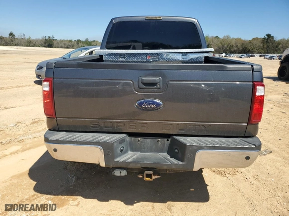 2015 Ford Super Duty F-250 SRW Lariat with VIN 1FT7W2B67FEC20774, listed as a Copart auction lot 49054935 with 0 mi miles and Salvage Title. Bid and sale history available at carsss.com. Image 6.