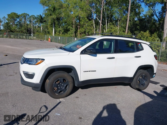 2020 Jeep Compass Sport with VIN 3C4NJDAB3LT210111, listed as a IAAI auction lot 41286048 with 78,372 mi miles and . Bid and sale history available at DreamBid. Image 13.