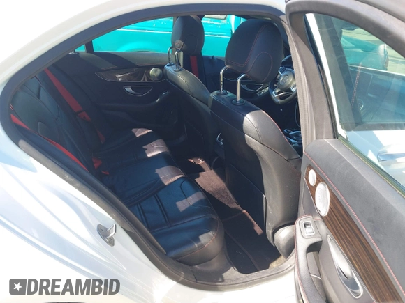 2018 Mercedes-Benz C 43 AMG with VIN 55SWF6EB4JU238408, listed as a IAAI auction lot 41630851 with 116,235 mi miles and . Bid and sale history available at carsss.com. Image 8.