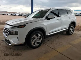 2022 Hyundai Santa Fe SEL z VIN 5NMS2DAJ8NH463738, wystawiony jako Copart lot #56014655 z przebiegiem 23 360 mil mil oraz Szkoda całkowita • Salvage title. Historia ofert i sprzedaży dostępna na DreamBid. Obrazek 1.