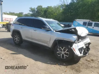 2023 Jeep Grand Cherokee Limited with VIN 1C4RJGBG1P8902983, listed as a Copart auction lot 53397875 with 35,288 mi miles and Salvage title. Bid and sale history available at DreamBid. Image 4.