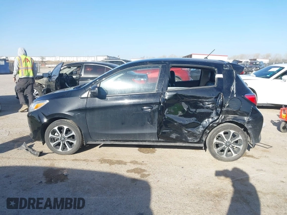 2024 Mitsubishi Mirage Black Edition with VIN ML32AWHJ1RH004954, listed as a IAAI auction lot 41834228 with 13,720 mi miles and . Bid and sale history available at DreamBid. Image 14.