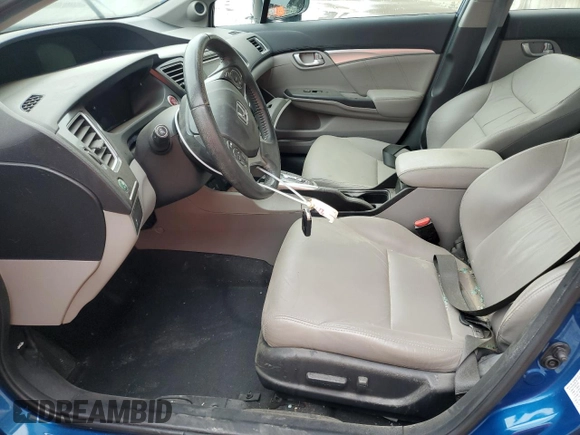 2015 Honda Civic Sedan EX-L with VIN 2HGFB2F96FH504029, listed as a Copart auction lot 51946275 with 142,837 mi miles and Salvage Title. Bid and sale history available at carsss.com. Image 7.