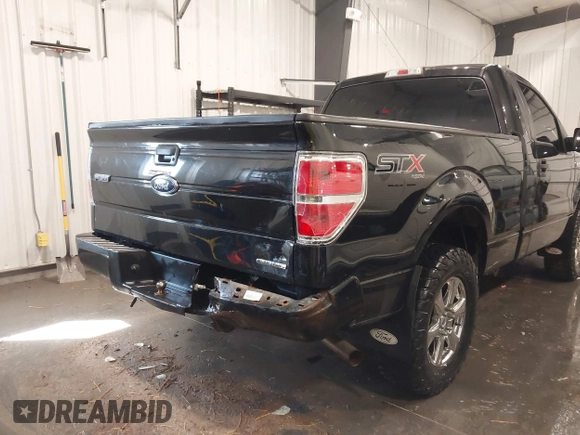 2014 Ford F-150 XL with VIN 1FTMF1EM8EFB34695, listed as a IAAI auction lot 41743020 with 129,749 mi miles. Bid and sale history available at carsss.com. Image 6.