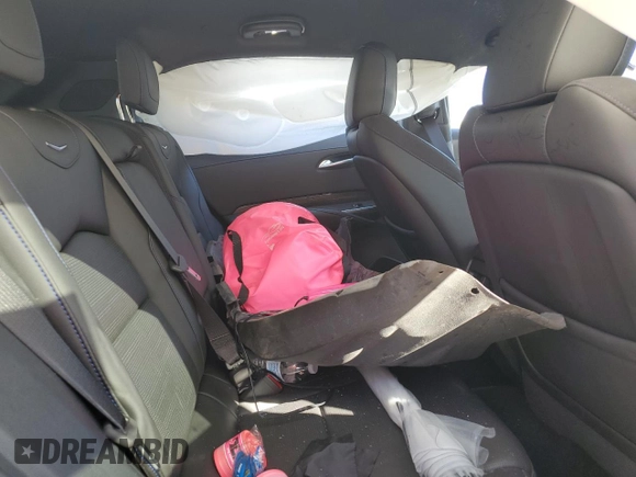 2024 Cadillac XT4 FWD Sport with VIN 1GYFZER40RF230208, listed as a Copart auction lot 80385984 with Not provided miles and Non repairable. Bid and sale history available at DreamBid. Image 11.