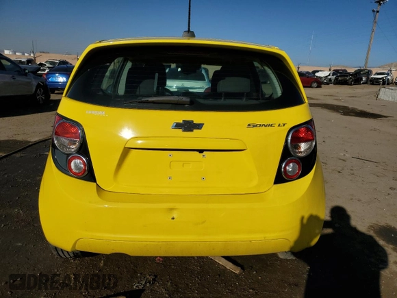 2016 Chevrolet Sonic LT with VIN 1G1JC6SH3G4125166, listed as a Copart auction lot 83096774 with 79,793 mi miles and Salvage Title. Bid and sale history available at carsss.com. Image 6.