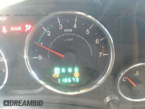 2013 Jeep Wrangler Unlimited Rubicon 10th Anniversary with VIN 1C4HJWFG0DL681417, listed as a IAAI auction lot 29833951 with 118,673 mi miles and . Bid and sale history available at DreamBid. Image 7.