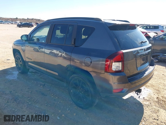 2014 Jeep Compass Sport with VIN 1C4NJCBA4ED880940, listed as a IAAI auction lot 41712357 with 156,171 mi miles. Bid and sale history available at carsss.com. Image 3.