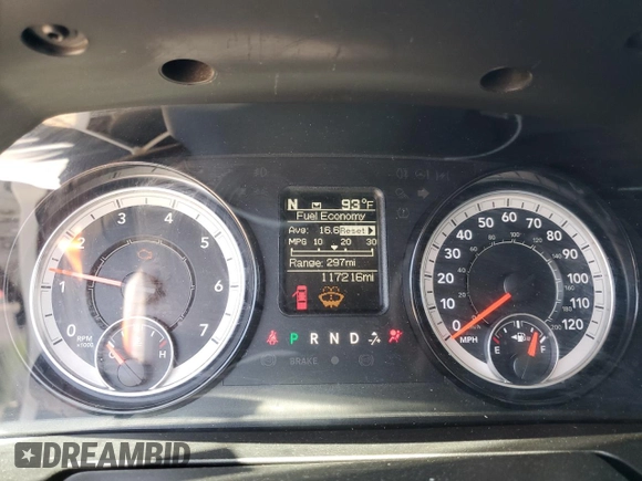 2019 Ram 1500 Classic Tradesman with VIN 1C6RR6FT4KS742062, listed as a Copart auction lot 53938094 with 117,216 mi miles and Salvage Title. Bid and sale history available at carsss.com. Image 9.