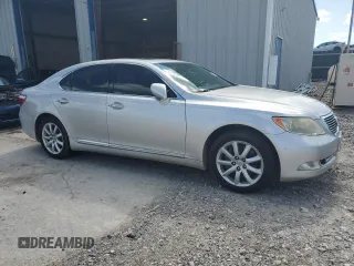 2008 Lexus LS 460 with VIN JTHBL46F285067604, listed as a Copart auction lot 61845475 with 159,870 mi miles and Salvage title. Bid and sale history available at DreamBid. Image 4.