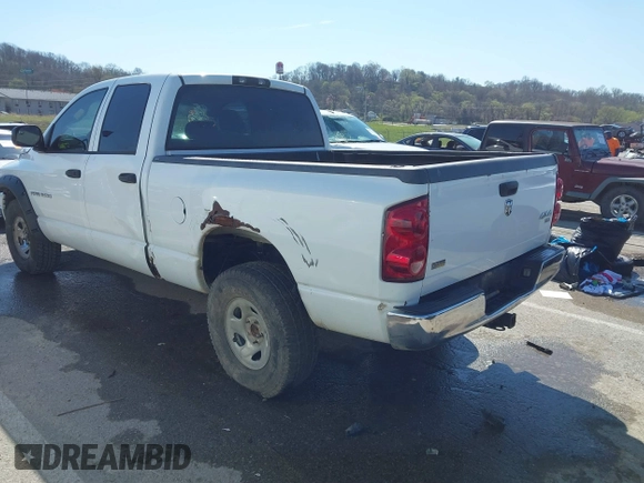 2007 Dodge 1500 SLT with VIN 1D7HU18P17S217074, listed as a IAAI auction lot 41847015 with 245,313 mi miles. Bid and sale history available at carsss.com. Image 3.