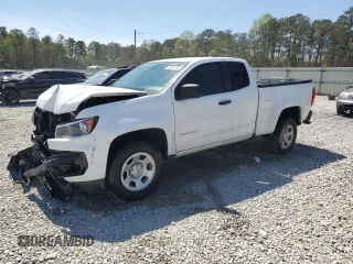 2021 Chevrolet Colorado 2WD Work Truck with VIN 1GCHSBEA5M1219126, listed as a Copart auction lot 50954705 with 26,223 mi miles and Salvage Title. Bid and sale history available at carsss.com. Image 1.