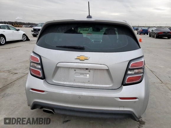 2017 Chevrolet Sonic LT with VIN 1G1JD6SH9H4139426, listed as a Copart auction lot 45705255 with 89,501 mi miles and Salvage Title. Bid and sale history available at carsss.com. Image 6.