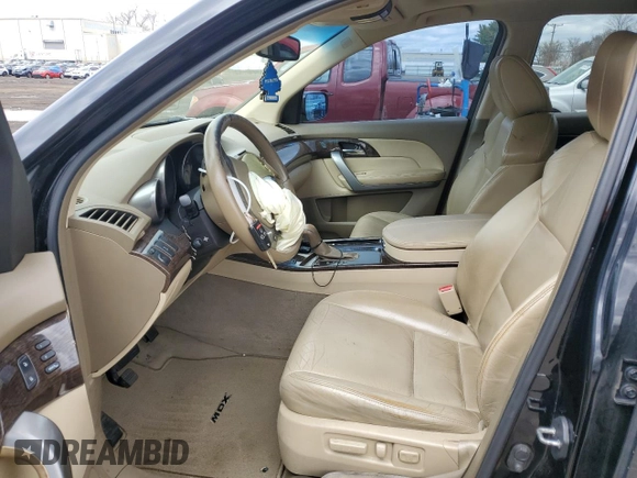 2010 Acura MDX Technology Pkg with VIN 2HNYD2H67AH502605, listed as a Copart auction lot 53177065 with 266,353 mi miles and Salvage Title. Bid and sale history available at carsss.com. Image 7.