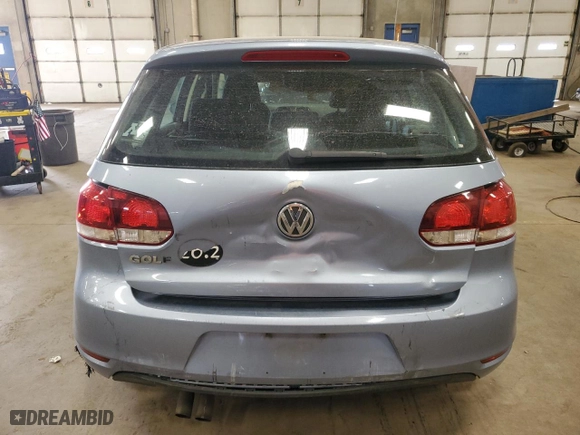 2011 Volkswagen Golf with VIN WVWDA7AJ0BW024216, listed as a Copart auction lot 49585055 with 145,451 mi miles and Salvage Title. Bid and sale history available at carsss.com. Image 6.
