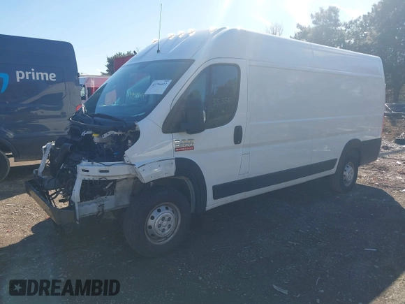 2021 Ram ProMaster Cargo with VIN 3C6MRVJG0ME520526, listed as a IAAI auction lot 41794411 with 35,356 mi miles and . Bid and sale history available at carsss.com. Image 19.