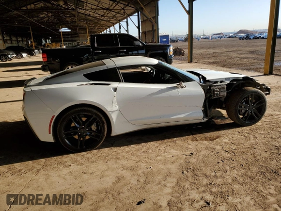 2019 Chevrolet Corvette 1LT with VIN 1G1YB2D75K5100805, listed as a Copart auction lot 51182435 with 59,512 mi miles and Salvage title. Bid and sale history available at DreamBid. Image 3.