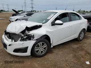 2012 Chevrolet Sonic LT with VIN 1G1JC5SH0C4218943, listed as a Copart auction lot 61764765 with Not provided miles and Salvage title. Bid and sale history available at DreamBid. Image 1.