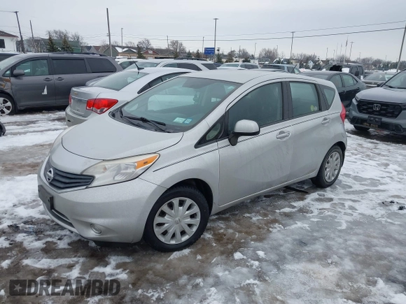 2014 Nissan Note S with VIN 3N1CE2CP8EL367471, listed as a IAAI auction lot 41451652 with 161,616 mi miles and . Bid and sale history available at DreamBid. Image 2.