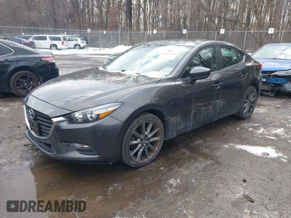 2018 Mazda 3 Touring with VIN 3MZBN1V35JM174323, listed as a IAAI auction lot 41412732 with 80,008 mi miles. Bid and sale history available at carsss.com. Image 17.