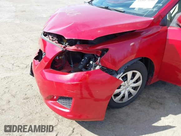 2010 Toyota Corolla with VIN 1NXBU4EE0AZ384781, listed as a IAAI auction lot 41807680 with 88,460 mi miles and . Bid and sale history available at carsss.com. Image 6.