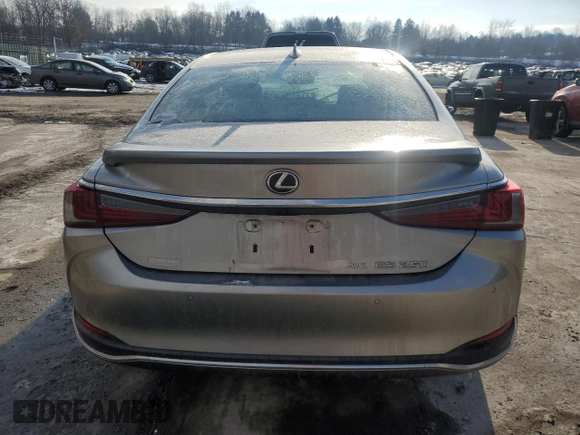 2021 Lexus ES 250 z VIN 58AD11D14MU006488, wystawiony jako Copart lot #41811895 z przebiegiem 20 074 mil mil oraz Szkoda całkowita • Salvage title. Historia ofert i sprzedaży dostępna na DreamBid. Obrazek 6.