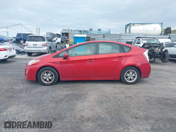 2011 Toyota Prius I with VIN JTDKN3DU0B1435476, listed as a IAAI auction lot 41723983 with 218,997 mi miles. Bid and sale history available at carsss.com. Image 14.