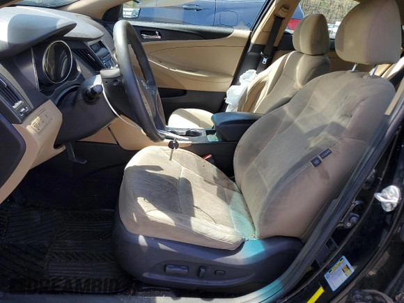 2011 Hyundai Sonata GLS with VIN 5NPEB4AC4BH212566, listed as a Copart auction lot 55483815 with 126,249 mi miles and Salvage Title. Bid and sale history available at DreamBid. Image 7.