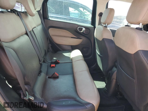 2014 FIAT 500L Lounge with VIN ZFBCFACH8EZ021946, listed as a Copart auction lot 68133844 with 104,017 mi miles and Salvage Title. Bid and sale history available at carsss.com. Image 10.