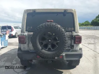 2020 Jeep Wrangler Unlimited Rubicon z VIN 1C4HJXFG6LW306683, wystawiony jako Copart lot #49234675 z przebiegiem Nie podano mil oraz Szkoda całkowita • Salvage title. Historia ofert i sprzedaży dostępna na DreamBid. Obrazek 6.
