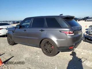 2017 Land Rover Range Rover Sport with VIN SALWR2FE3HA128357, listed as a Copart auction lot 86015104 with 62,257 mi miles and Salvage Title. Bid and sale history available at DreamBid. Image 2.