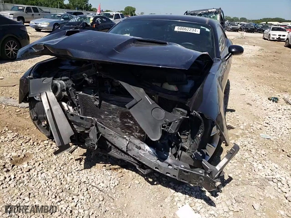 2017 Dodge Challenger SXT with VIN 2C3CDZAG9HH568521, listed as a Copart auction lot 60062234 with 84,294 mi miles and Salvage Title. Bid and sale history available at carsss.com. Image 11.