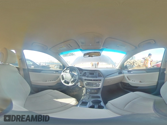 2015 Hyundai Sonata SE with VIN 5NPE24AFXFH198477, listed as a Copart auction lot 48523965 with 84,700 mi miles and Salvage Title. Bid and sale history available at DreamBid. Image 15.