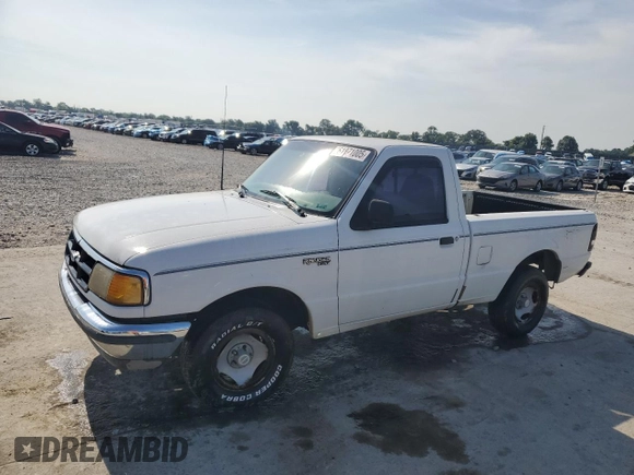 1994 Ford Ranger Splash with VIN 1FTCR10A9RPC04494, listed as a Copart auction lot 61871005 with 197,454 mi miles and Salvage title. Bid and sale history available at DreamBid. Image 1.