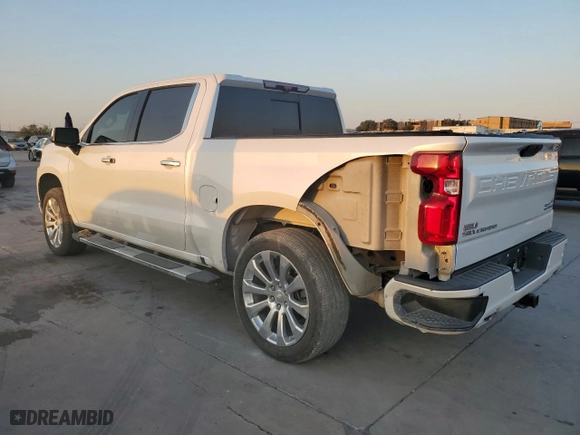2022 Chevrolet Silverado 1500 LTD High Country with VIN 1GCUYHEL8NZ109028, listed as a Copart auction lot 74088714 with 42,684 mi miles and Clean Title. Bid and sale history available at carsss.com. Image 2.